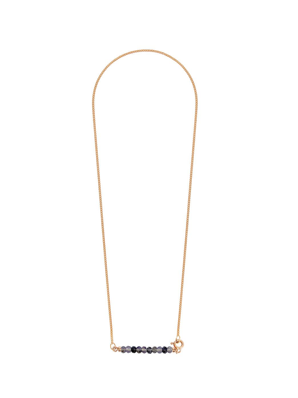 Fiorina Jewellery Gold Friendship Necklace Iolite