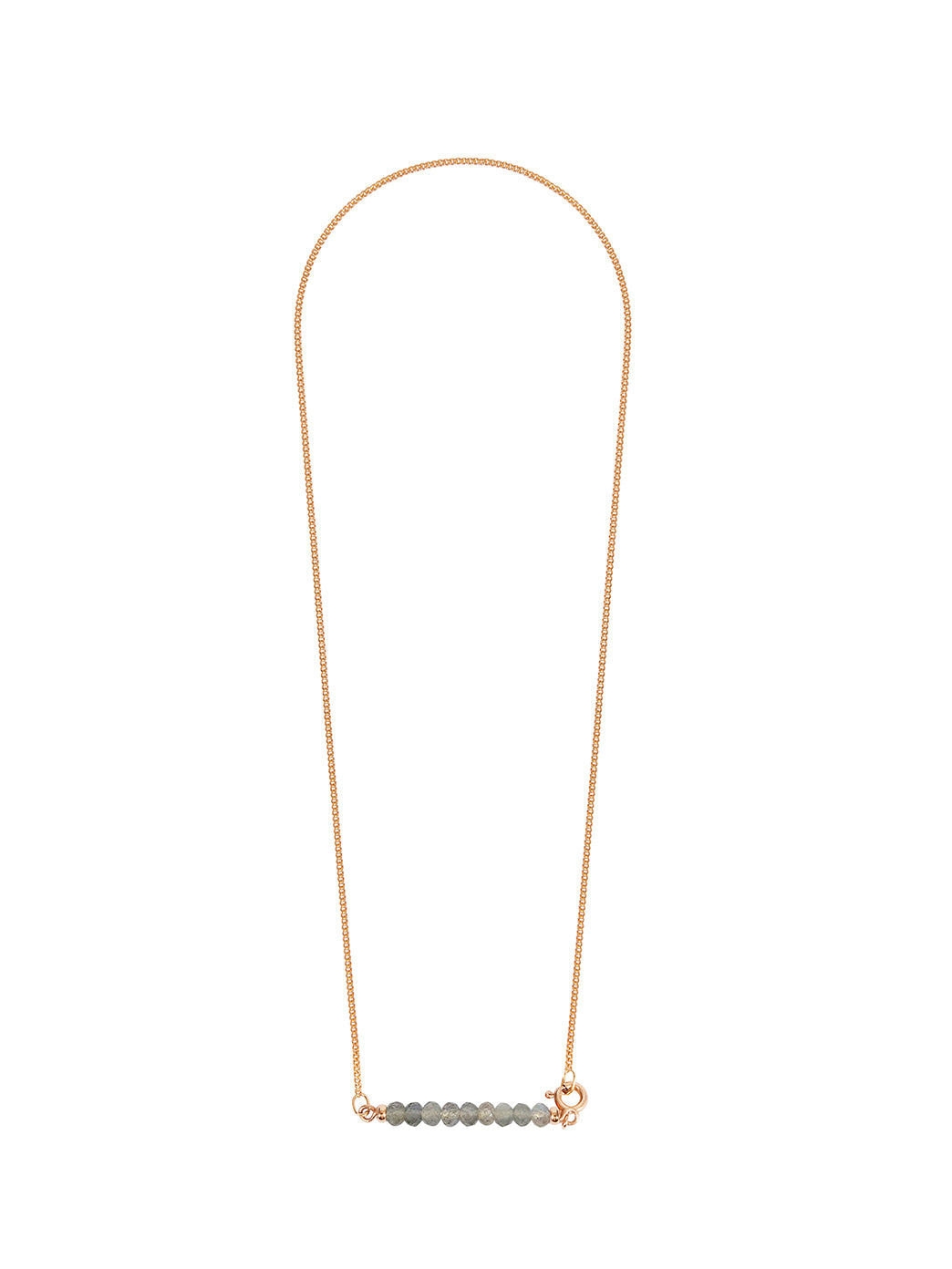 Fiorina Jewellery Gold Friendship Necklace Labradorite
