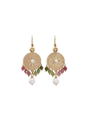 Fiorina Jewellery Gold Joy Earrings Tourmaline