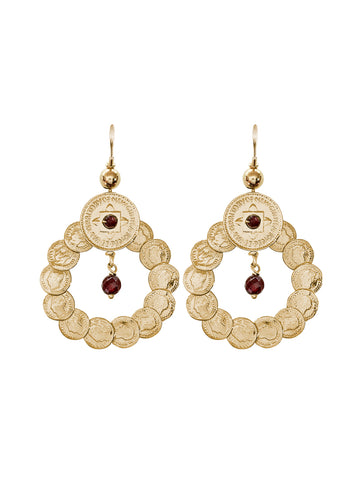 Gold London Earrings