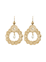 Fiorina Jewellery Gold Messina Earrings Pearls