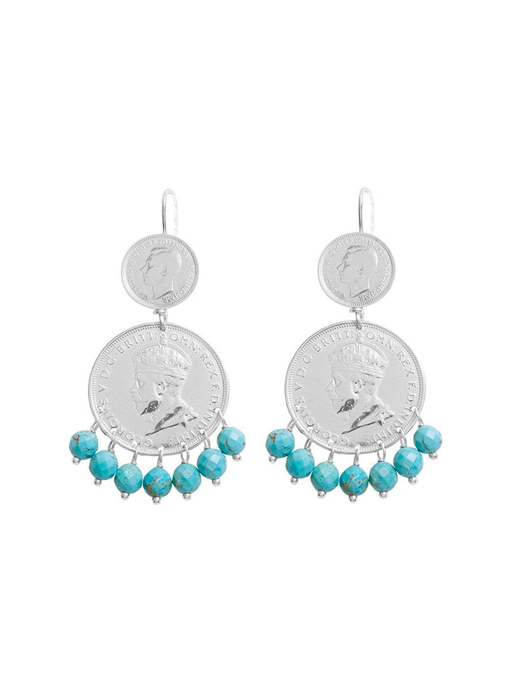 Fiorina Jewellery Mini Marrakesh Earrings Turquoise
