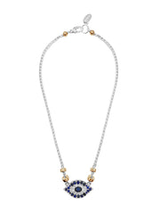 Fiorina Jewellery Oracle Eye Necklace Blue Sapphire