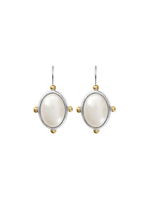 Fiorina Jewellery Oval Venus Pearl Earrings