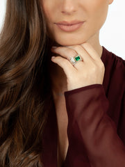 Fiorina Jewellery Reuben Ring Emerald Model