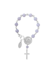 Fiorina Jewellery Rosary Bracelet 8mm Chalcedony