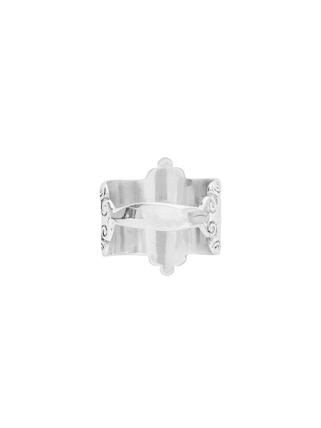 Fiorina Jewellery Scroll Ring Shank View