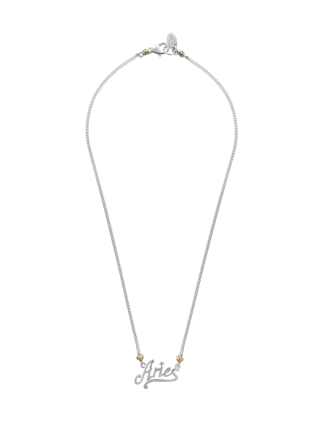Fiorina Jewellery Silver Zodiac Necklace Aries