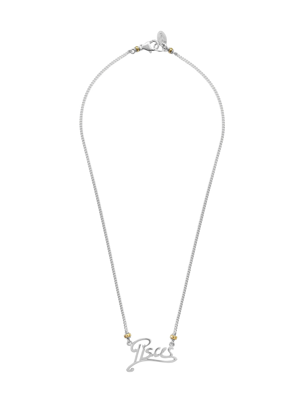 Fiorina Jewellery Silver Zodiac Necklace Pisces
