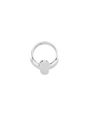Fiorina Jewellery Men's Small Coin Cross Ring Top View