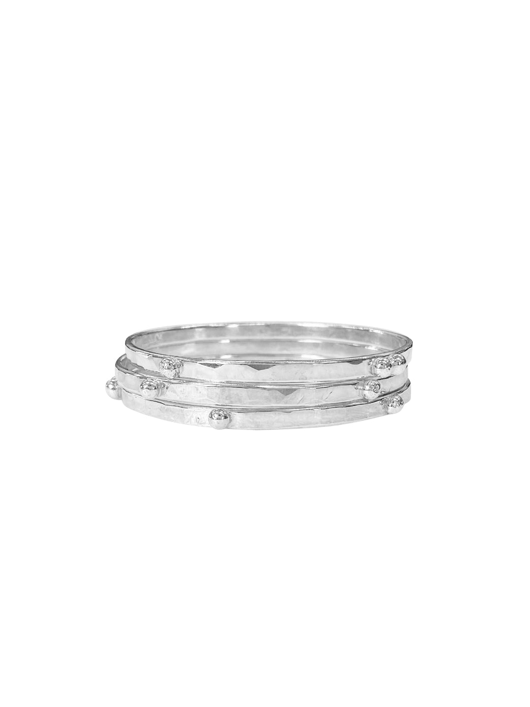 Fiorina Jewellery Spot Bangles Front View