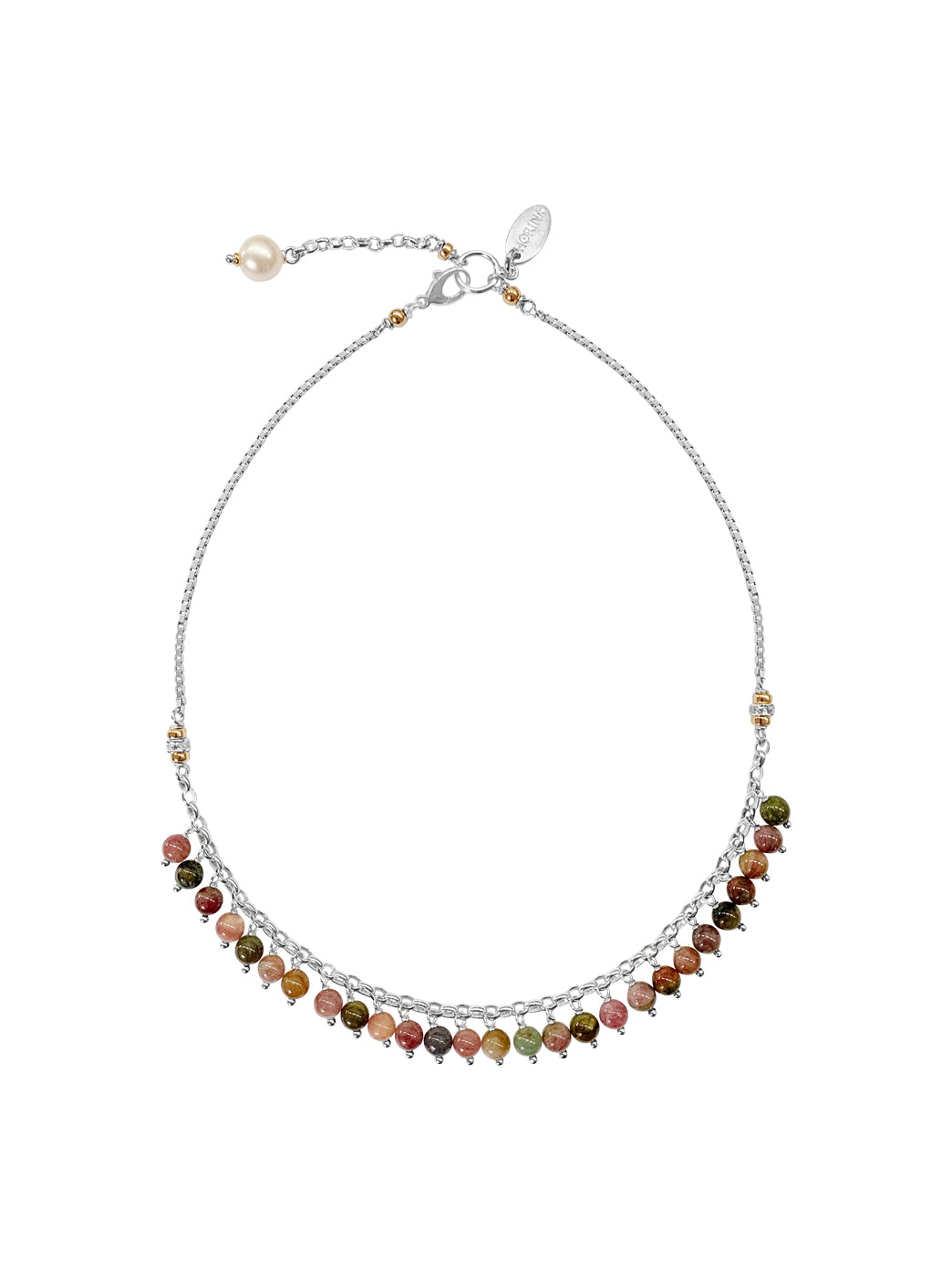 Fiorina Jewellery Raindrop Necklace Tourmaline