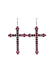 Fiorina Jewellery Victoria Cross Ruby Earrings