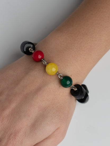 Rasta Bracelet with Coin