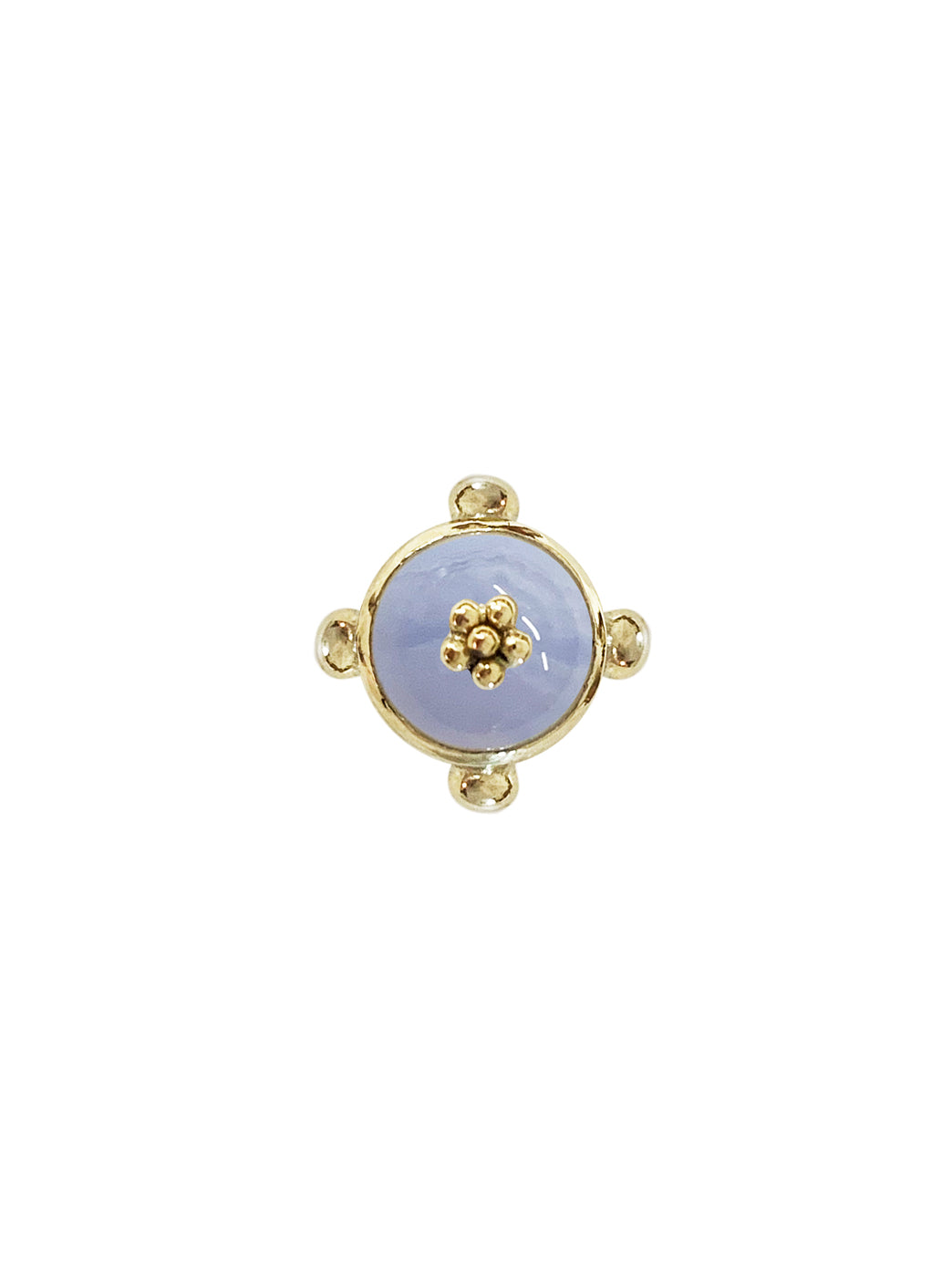 Fiorina Jewellery Athena Pinkie Ring Chalcedony