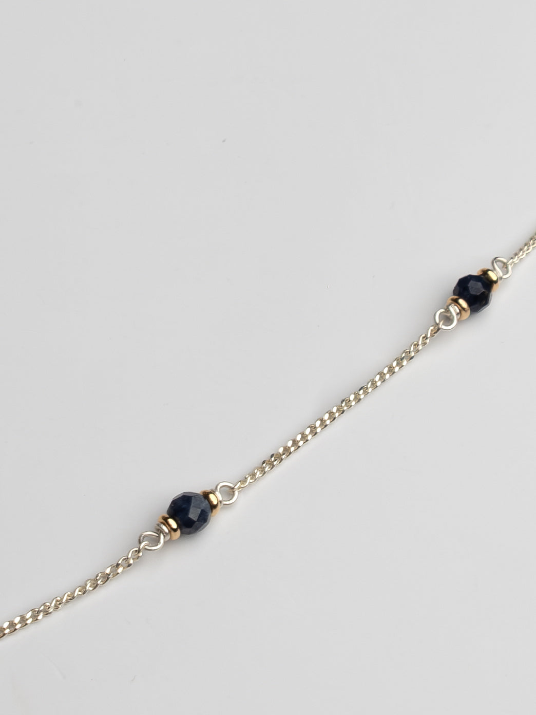 Fiorina Jewellery Bellini Blue Sapphire Necklace Side View