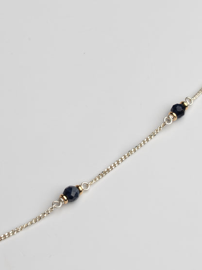 Fiorina Jewellery Bellini Blue Sapphire Necklace Side View