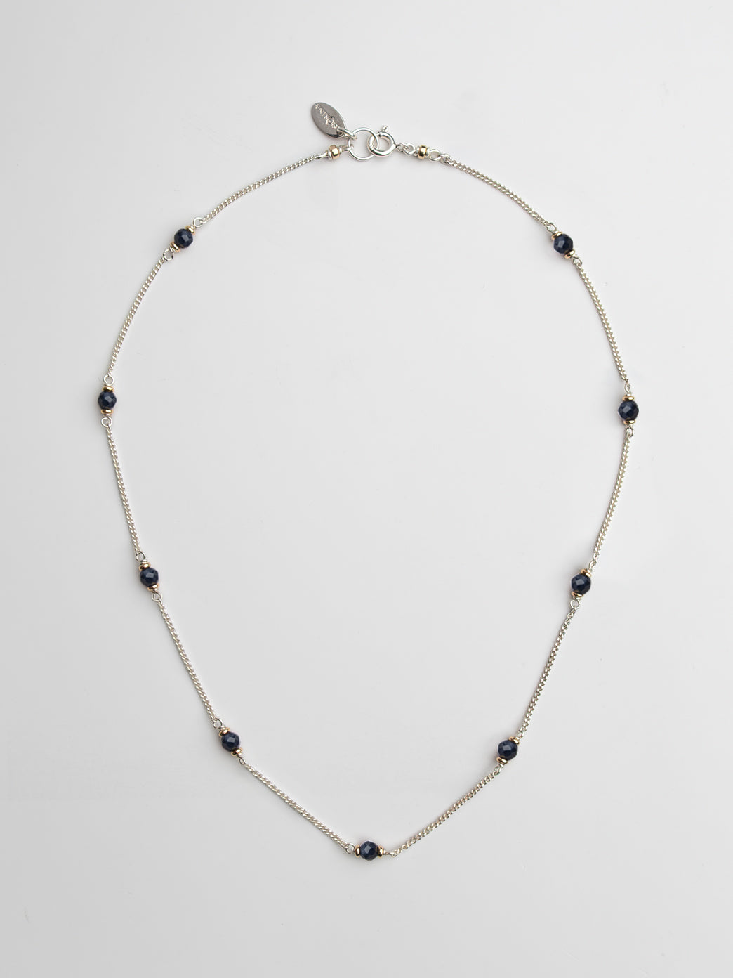 Fiorina Jewellery Bellini Pearl Blue Sapphire Necklace