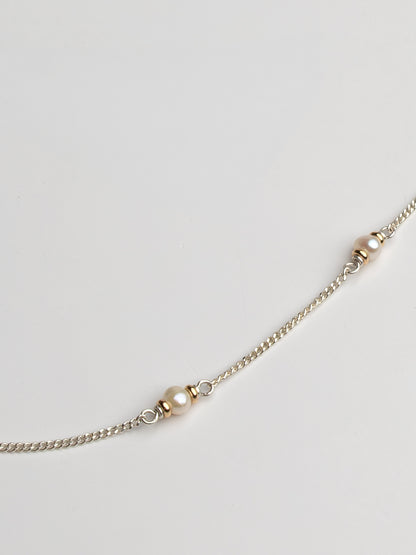 Fiorina Jewellery Pearl Necklace Side View