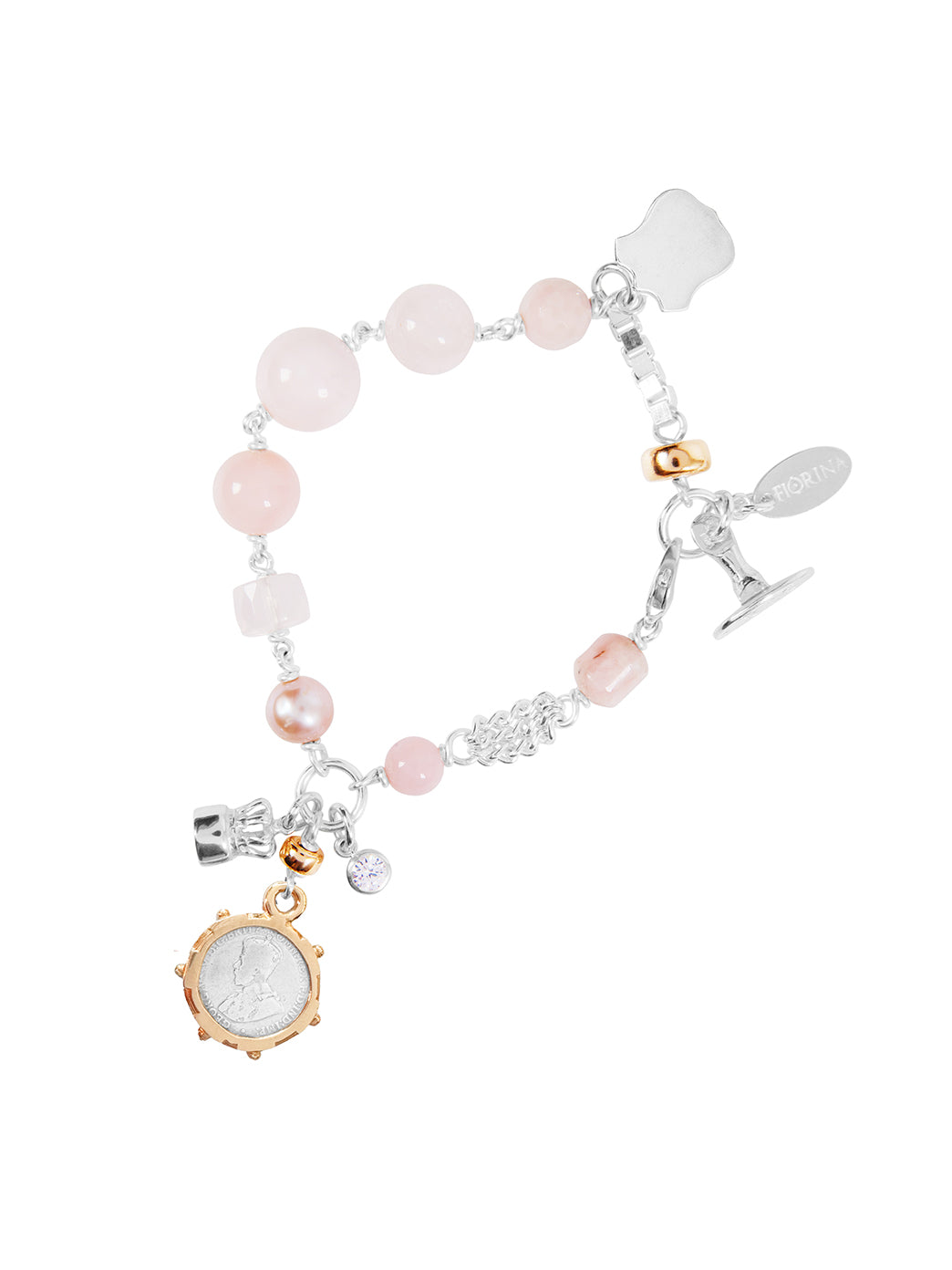 Fiorina Jewellery Carla Bracelet Pink Opal