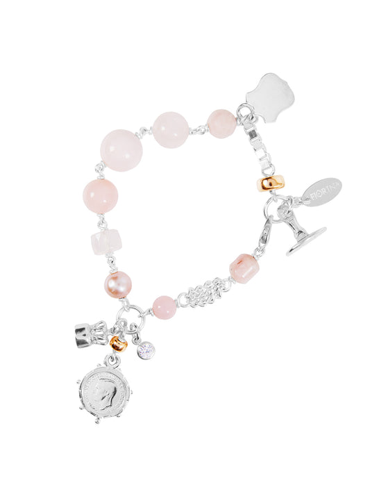 Fiorina Jewellery Carla Bracelet Pink Opal