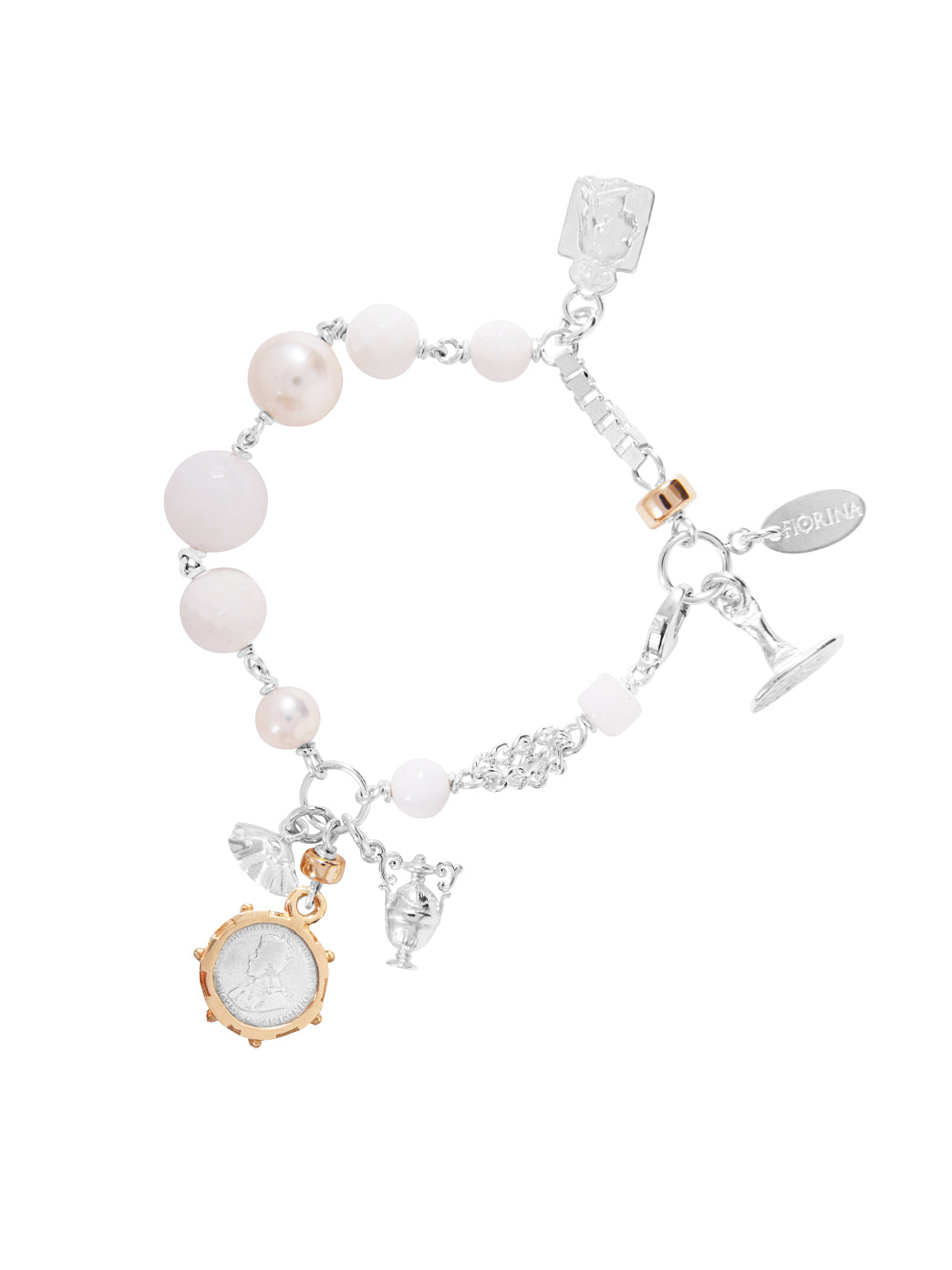Fiorina Jewellery Carla Bracelet White Howlite