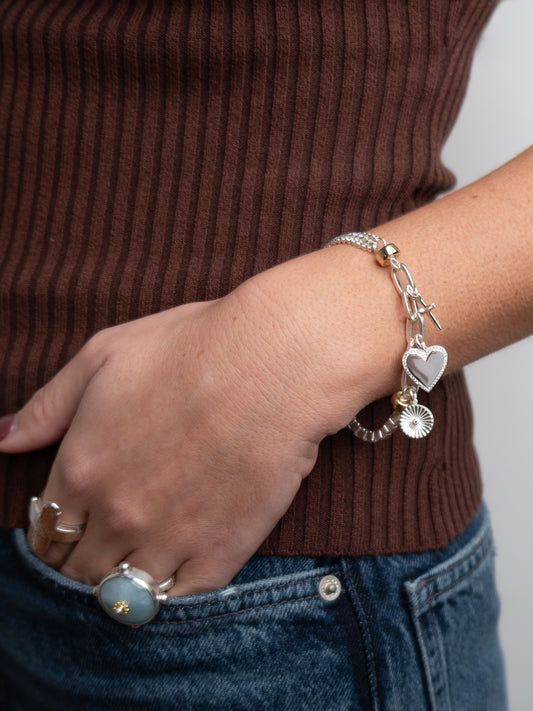 Crystal Charm Bracelet