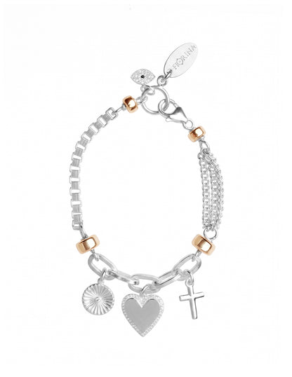 Crystal Charm Bracelet
