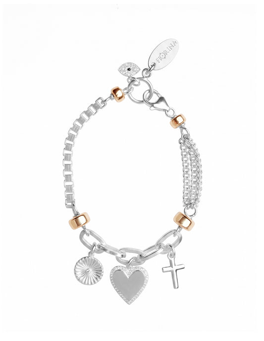 Crystal Charm Bracelet