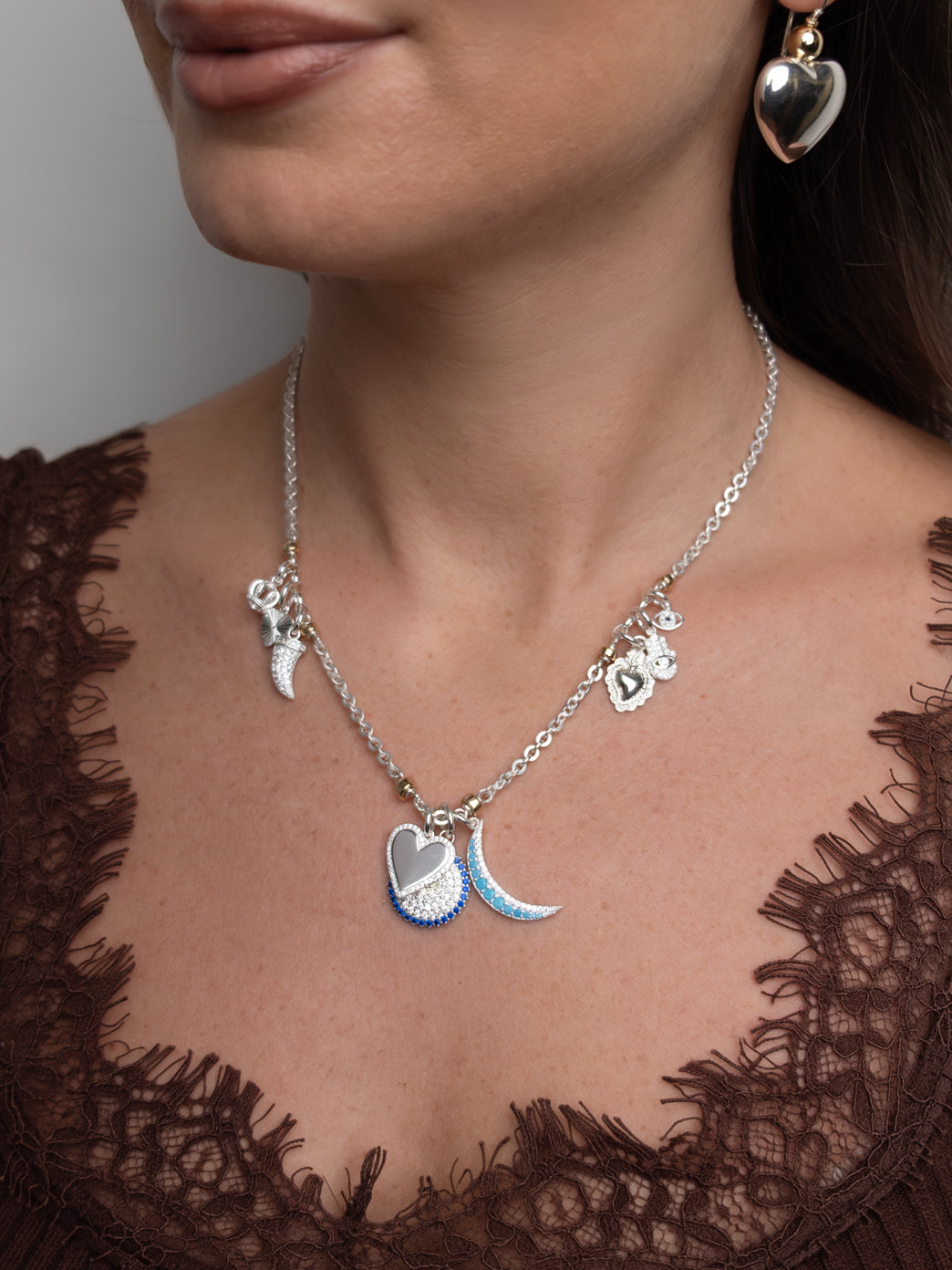 Crystal Charm Necklace