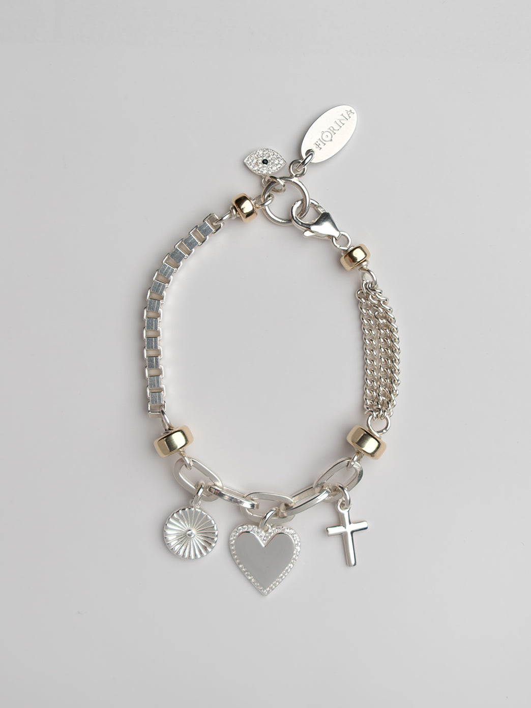 Crystal Charm Bracelet