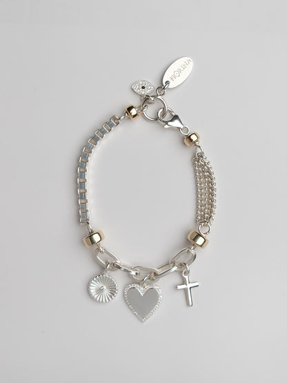 Crystal Charm Bracelet