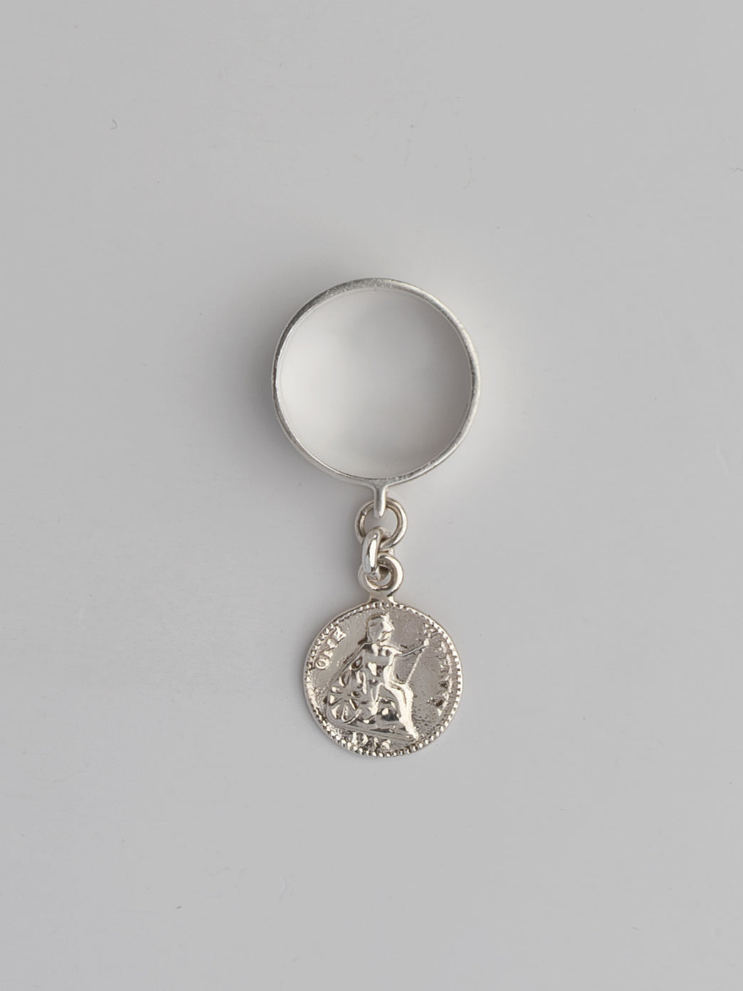 Coin Flip Pinkie Ring