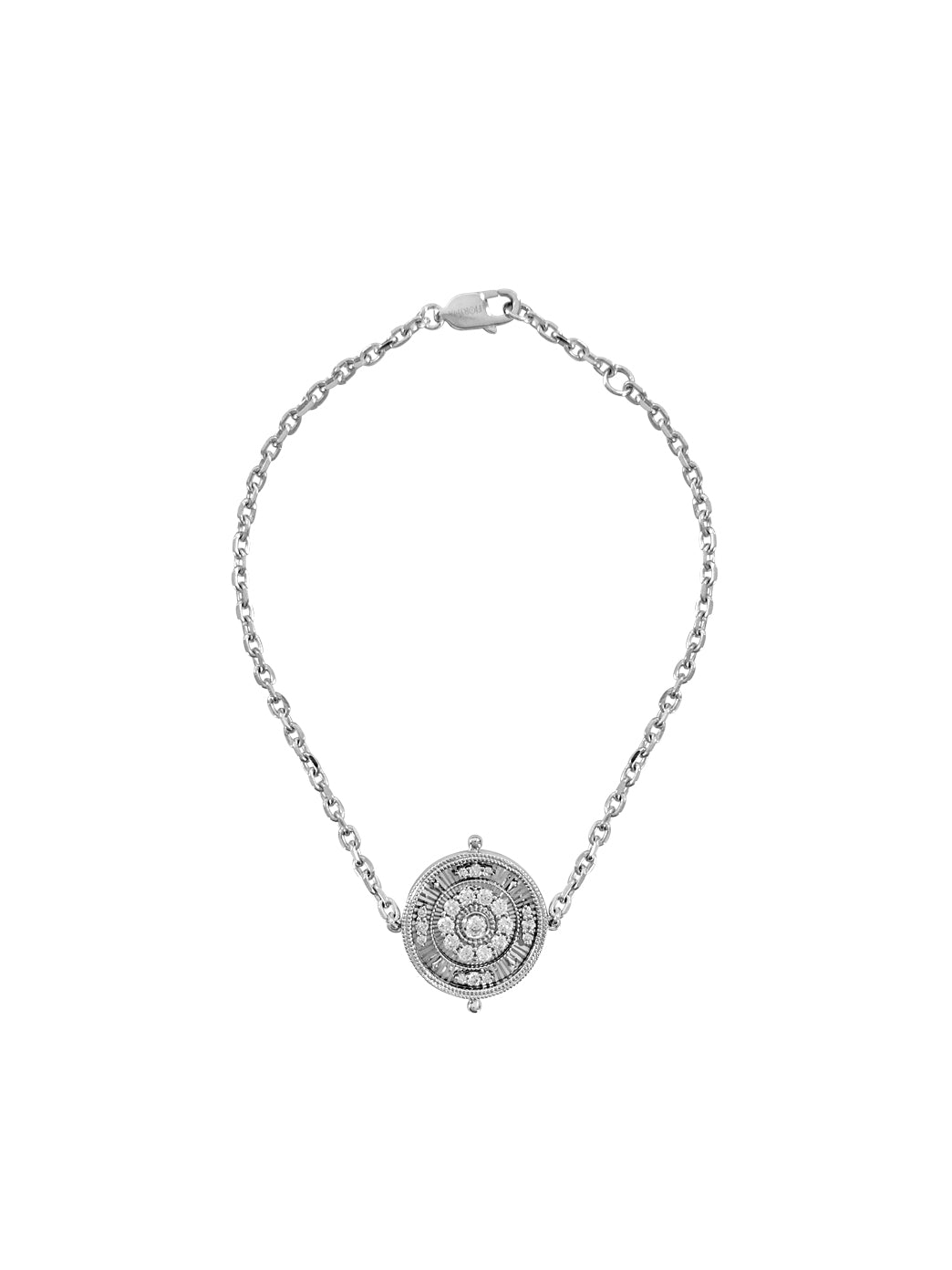 Fiorina Jewellery Diamond Logo White Gold Bracelet