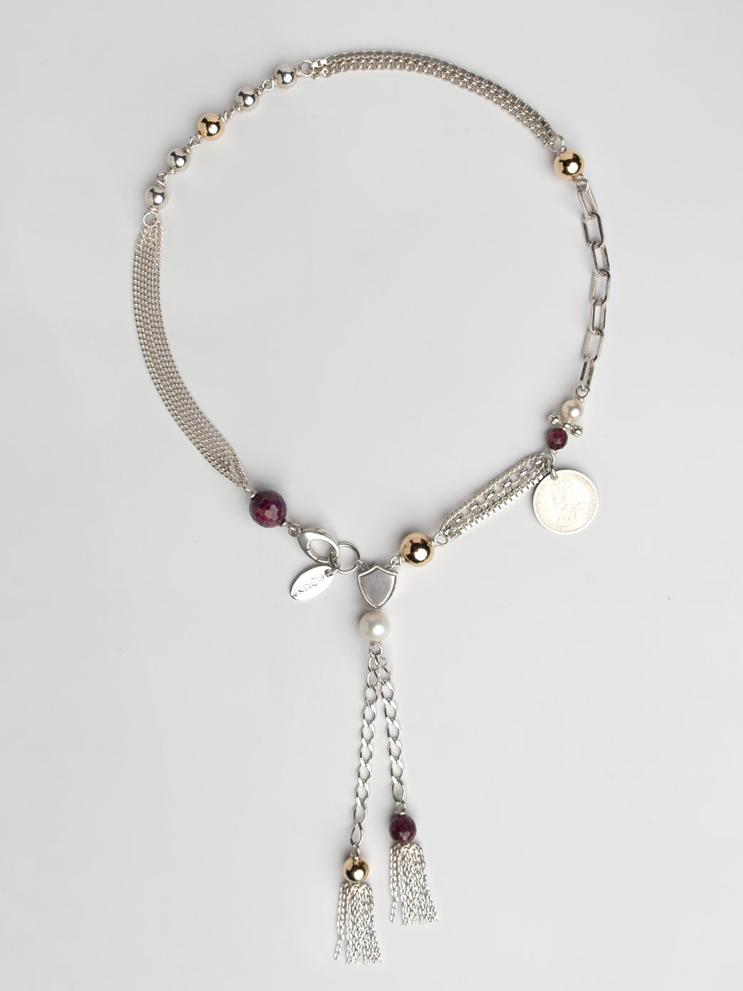 Fiorina Jewellery Double Tassel Necklace