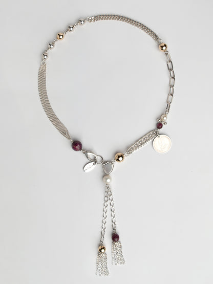 Fiorina Jewellery Double Tassel Necklace