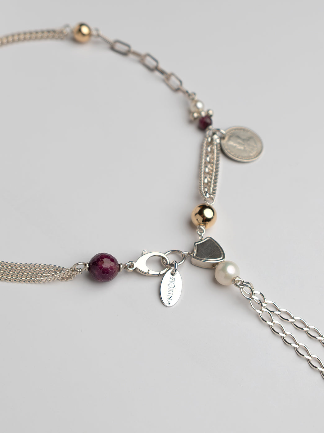 Fiorina Jewellery Double Tassel Necklace