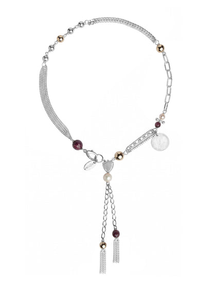 Double Tassel Necklace