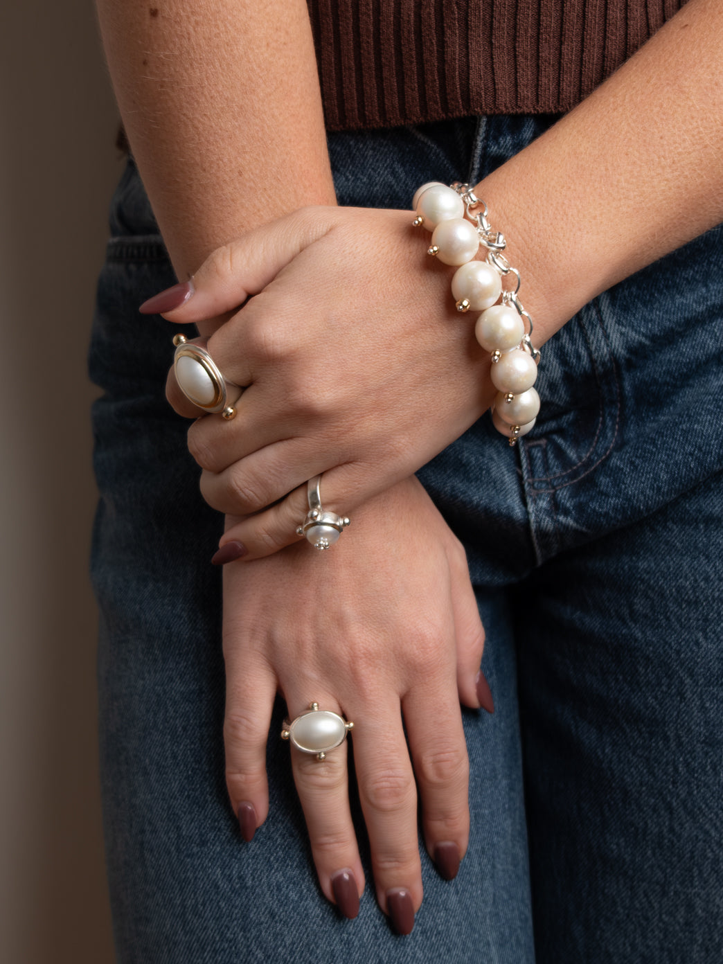 Edison Pearl Rattle Bracelet