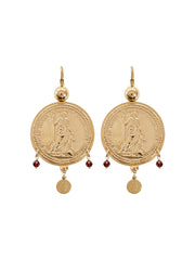 Fiorina Jewellery Elite Gold Gypsy Coin Earrings