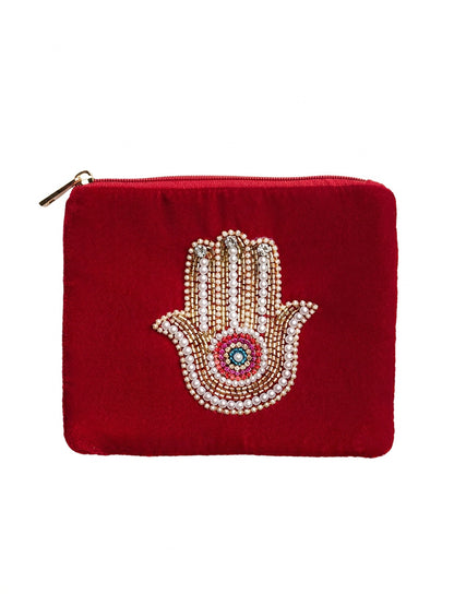 Hamsa Hand Trinket Pouch