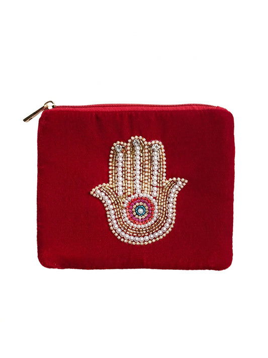 Hamsa Hand Trinket Pouch