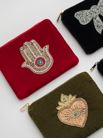 Hamsa Hand Trinket Pouch