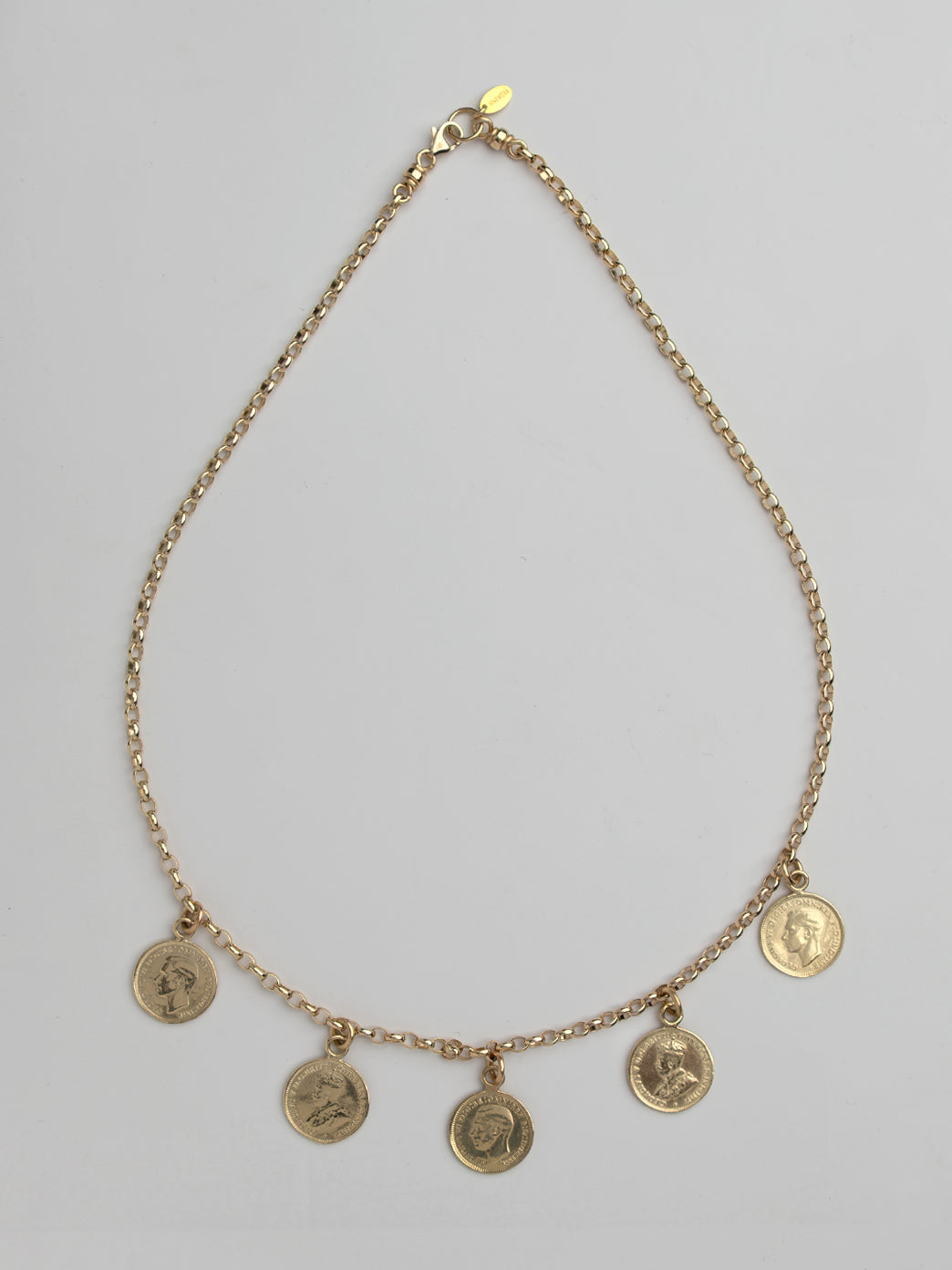 Fiorina Jewellery Gold 3p Gypsy Coin Necklace