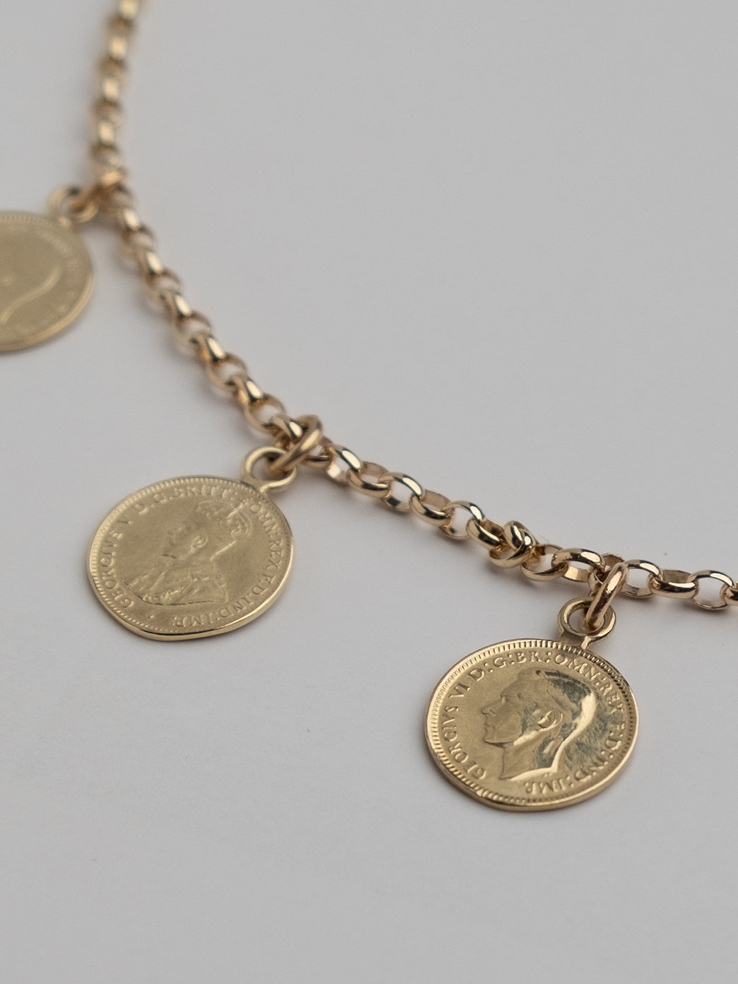 Fiorina Jewellery Gold 3p Gypsy Coin Necklace