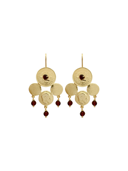 Fiorina Jewellery Gold Catalan Earrings