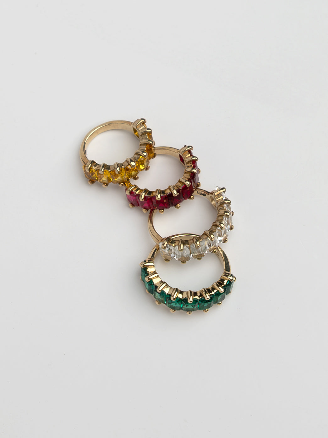Fiorina Jewellery Gold Cuba Ring All Colours