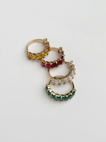 Fiorina Jewellery Gold Cuba Ring All Colours