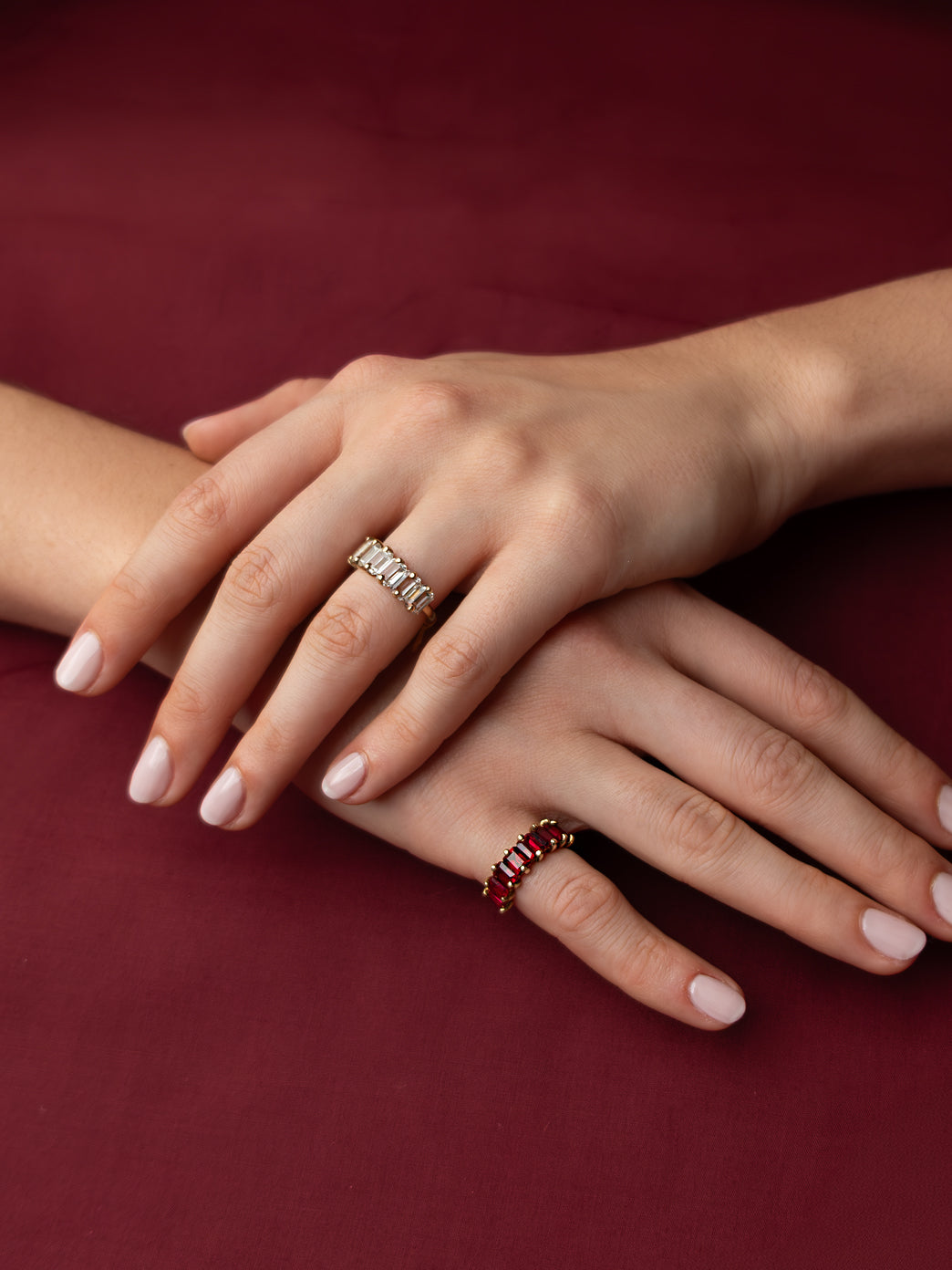 Fiorina Jewellery Gold Cuba Rings Model
