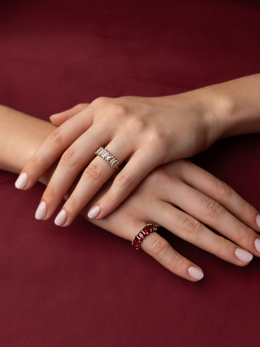 Fiorina Jewellery Gold Cuba Rings Model